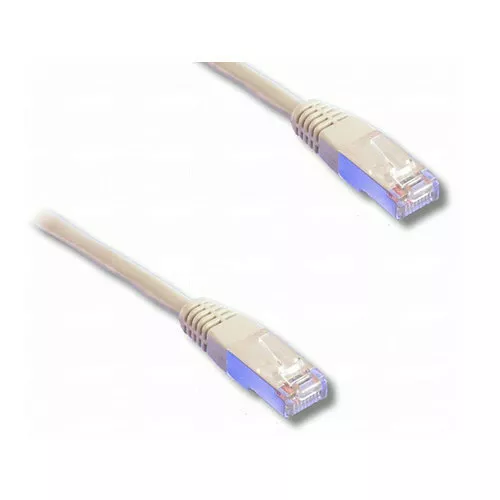 Câble ethernet RJ45 Cat 6 Blindé Ivoire 5 mètres Cable Ethernet