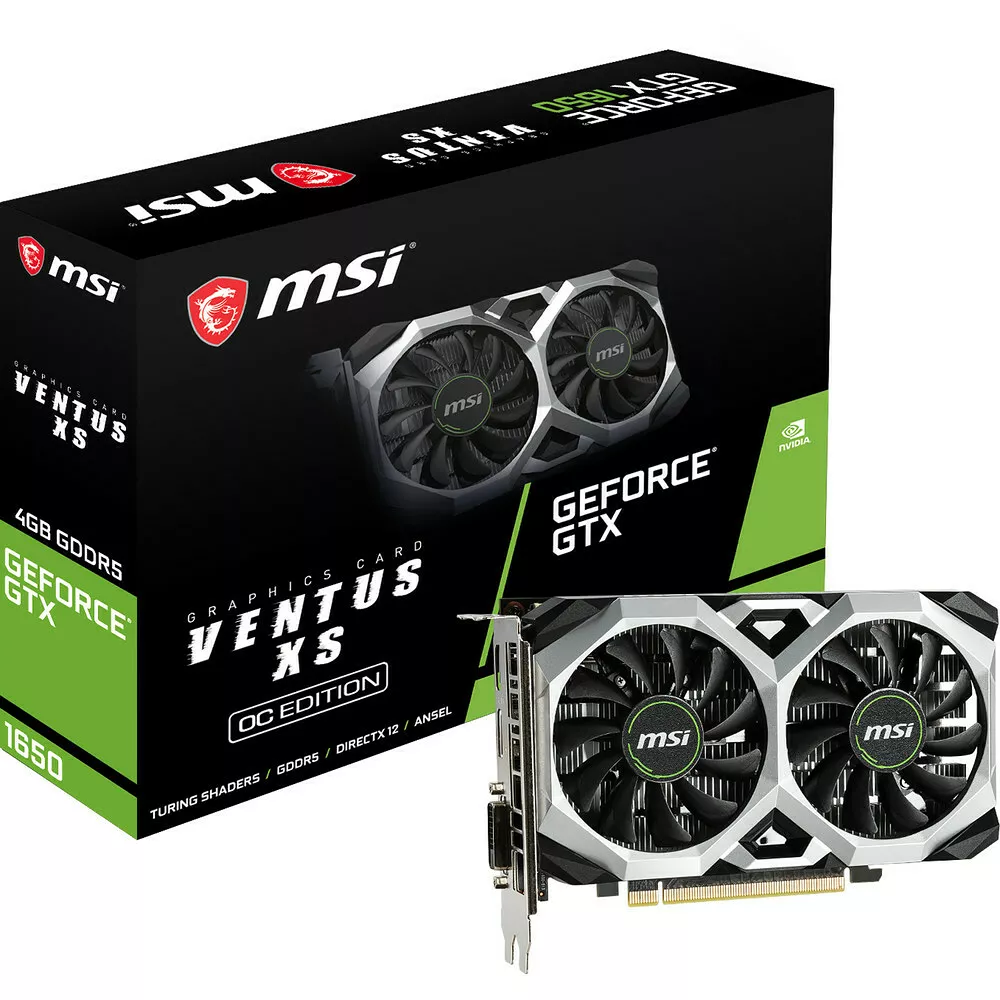 MSI GeForce GTX 1650 VENTUS XS OC - Carte graphique - Top Achat