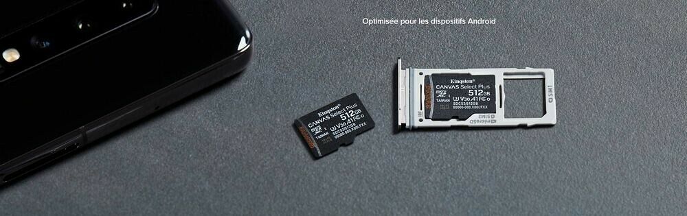 Carte Mémoire Micro SDHC Kingston Select Plus, 32 Go, Classe 10 + Adaptateur SD (image:4)