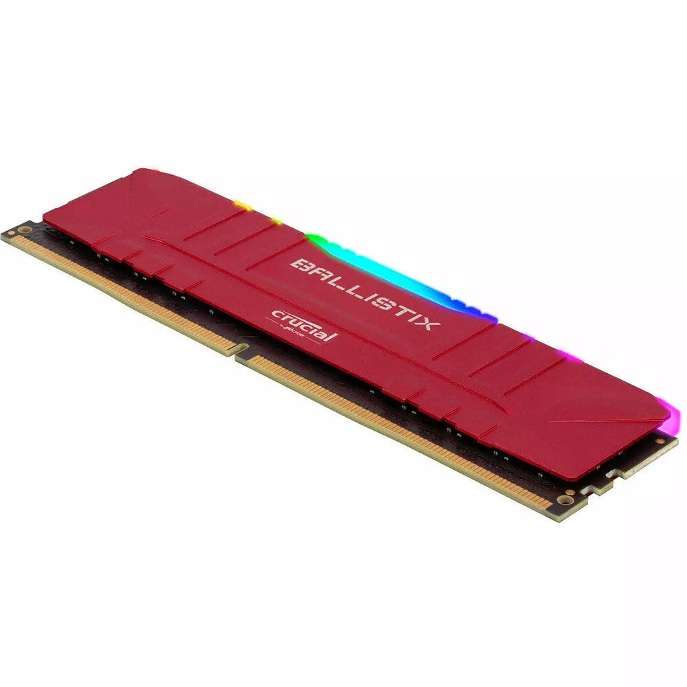 DDR4 Crucial Ballistix Red RGB - 16 Go (2 x 8 Go) 3200 MHz - CAS