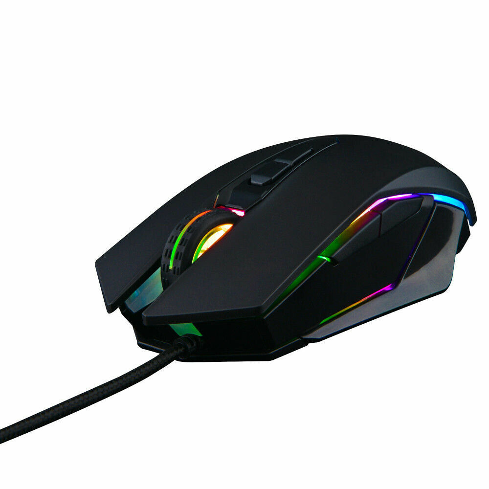 THE G-LAB Souris Gaming RGB - 4800 DPI - Programmable - Noir
