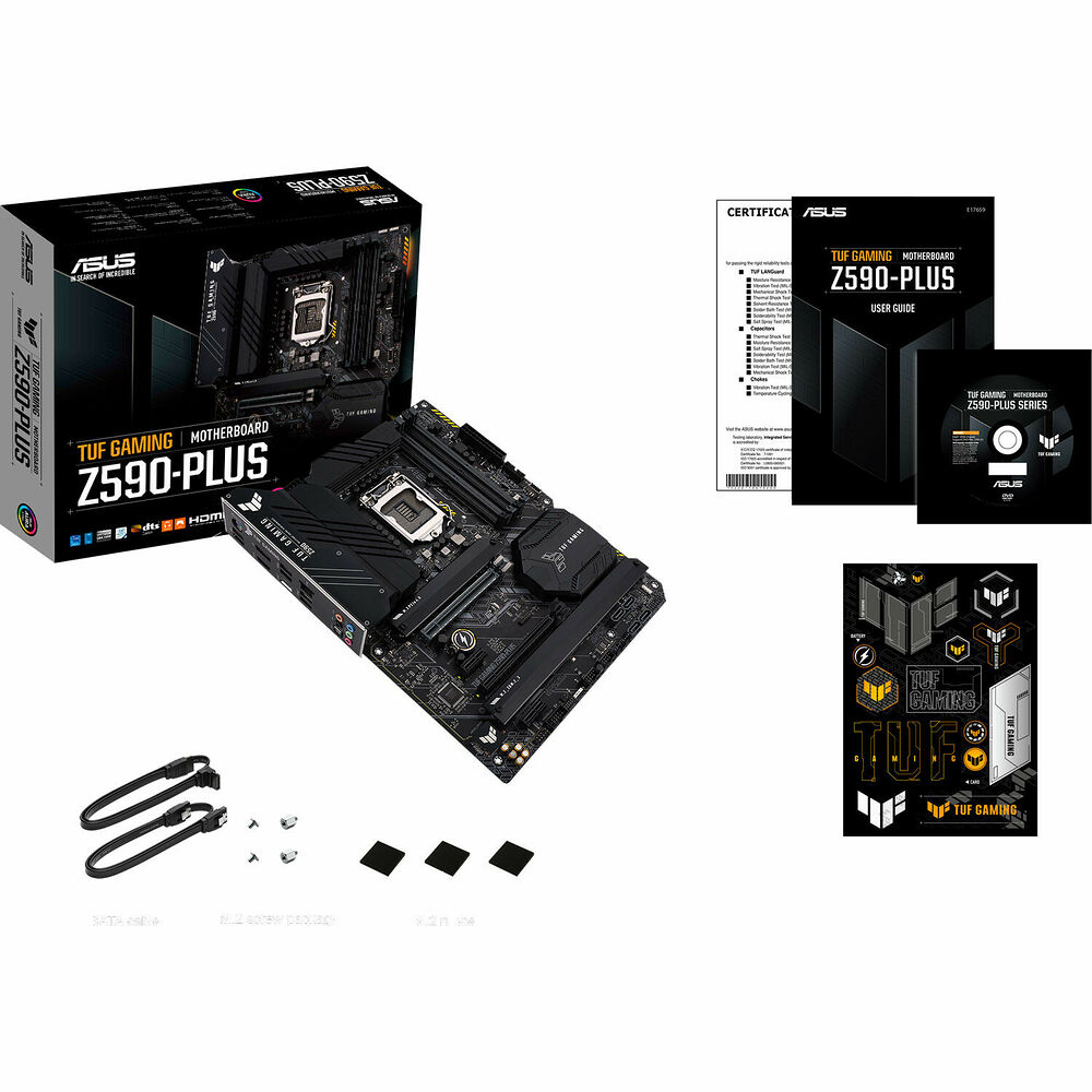ASUS TUF GAMING Z590‑PLUSとI7-11700kのセット Kit évo Intel Core i7-11700K + Asus TUF Z590-PLUS + Dark Rock 4 +