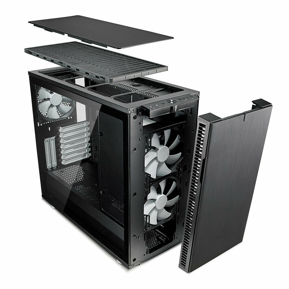 FRACTAL DESIGN BOITIER PC Define C - Moyen Tour - Noir - Format ATX  (FD-CA-DEF-C-BK) - Boitier PC - Achat & prix