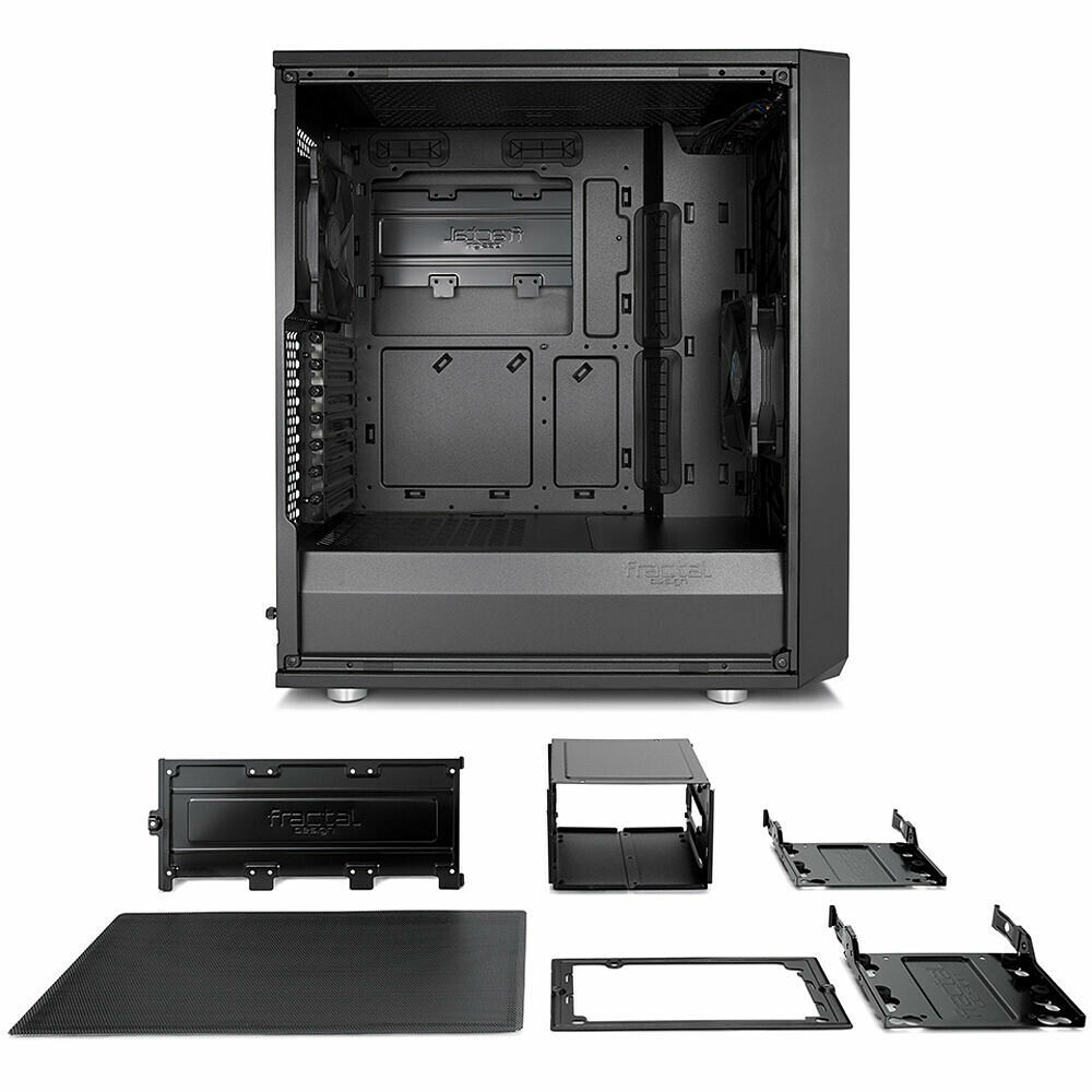 Fractal Design Meshify C TG (Noir) - Boîtier PC - Garantie 3 ans
