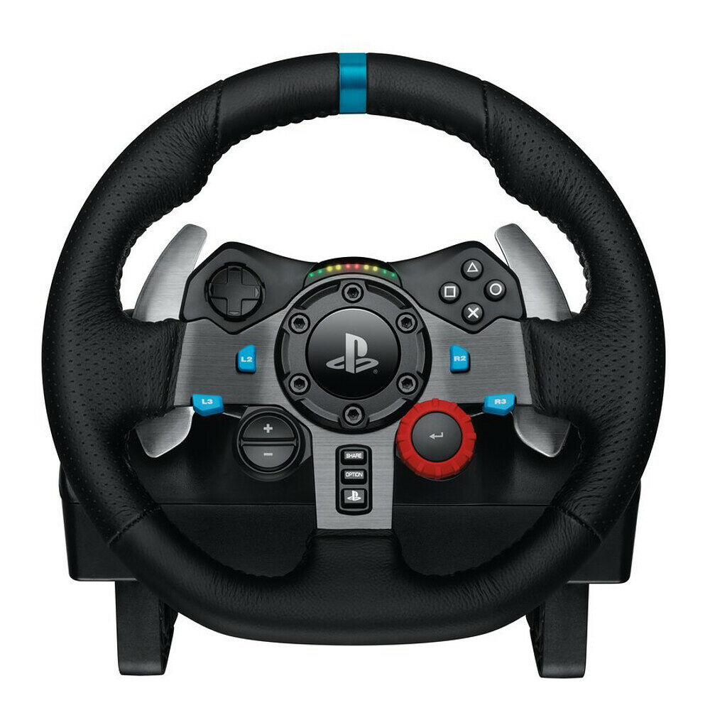Volant gaming de course à retour de force Thrustmaster T128 Noir et Gris +  Pédales Magnétiques pour PS4/PS5/PC - Volant gaming