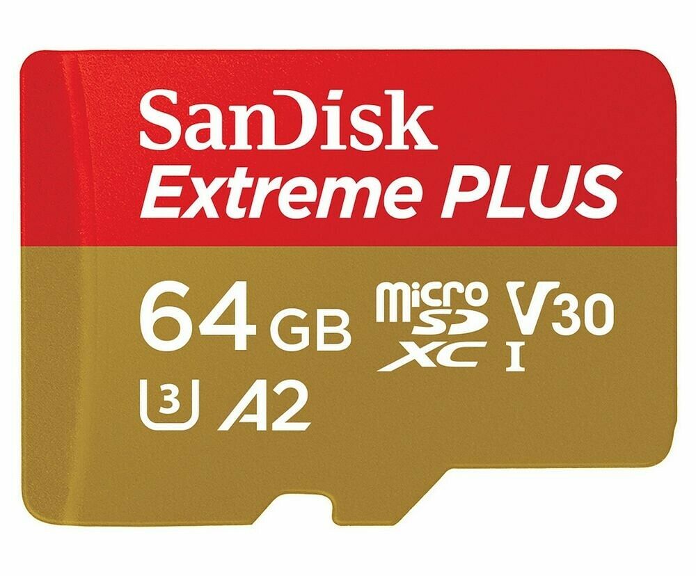 SanDisk Extreme Plus - Micro SDXC - UHS-I V30 A2 - 64 Go (image:4)