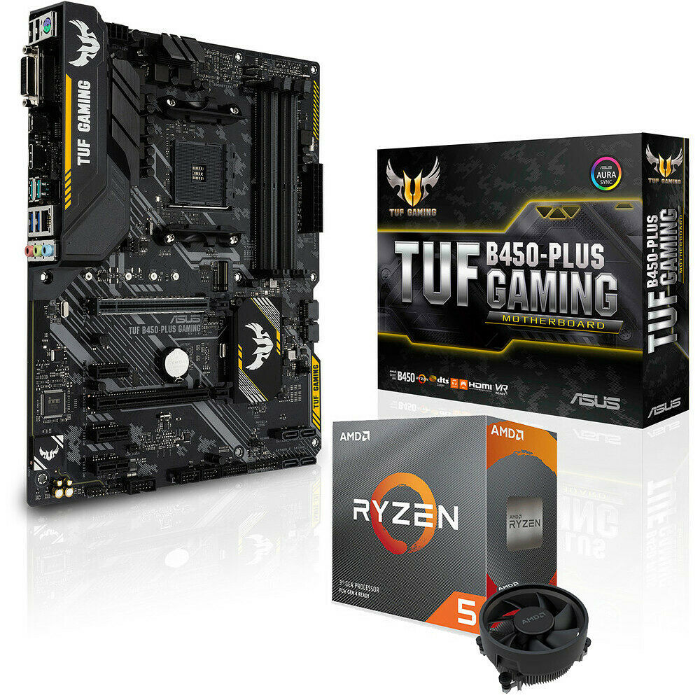 AMD Ryzen 5 3600 (3.6 GHz) + Asus TUF B450 PLUS GAMING (MAJ Ryzen