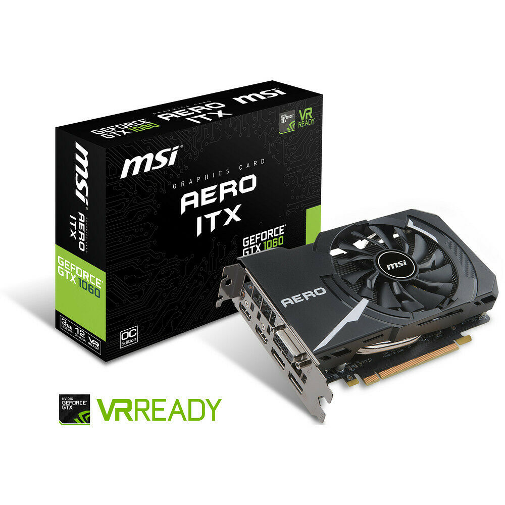 MSI GeForce GTX 1060 AERO ITX 3G OC, 3 Go
