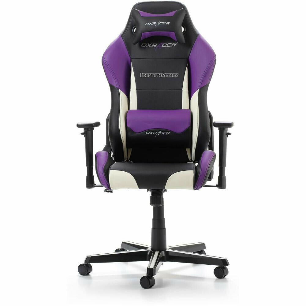 DXRacer Drifting D61 Noir Blanc Violet Fauteuil Gamer