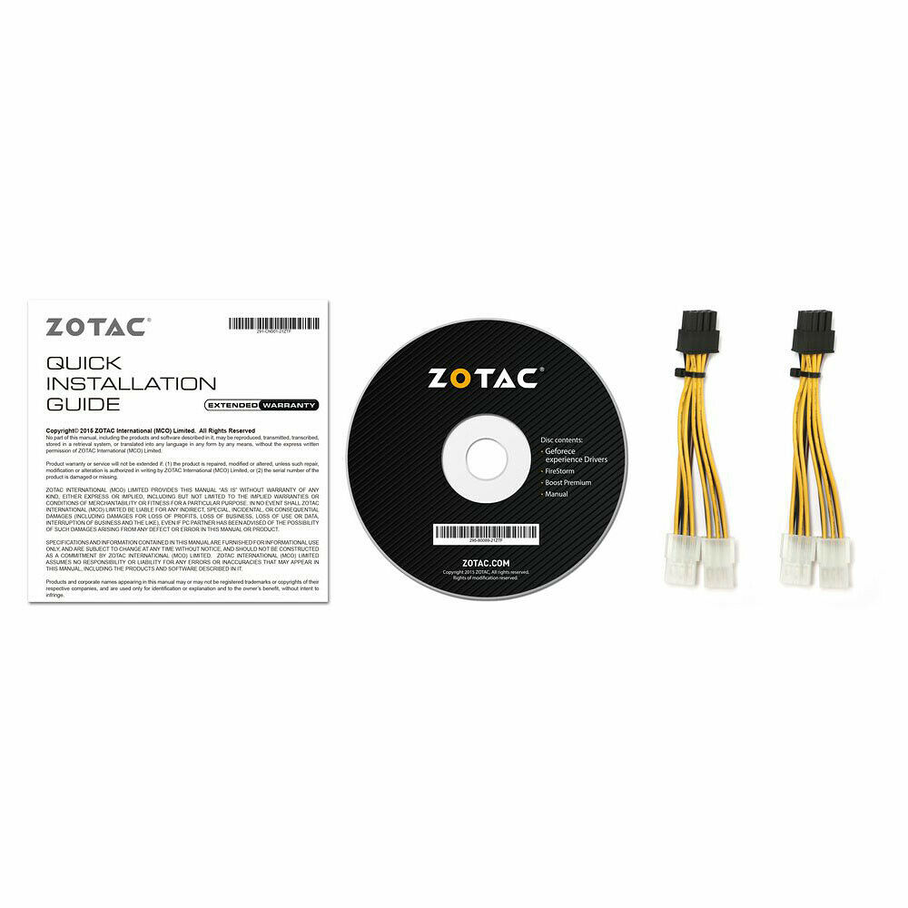 Zotac GeForce GTX 1080 AMP!, 8 Go