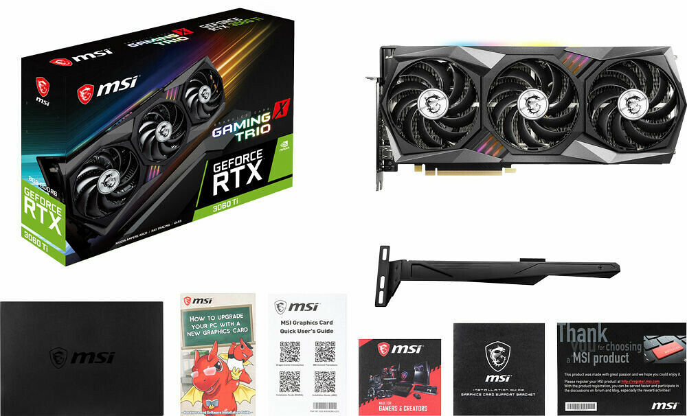 MSI GeForce RTX 3060 Ti GAMING Z TRIO (LHR) (image:1)