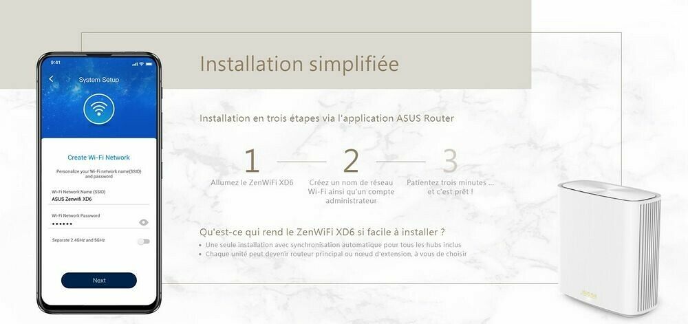 Asus ZenWiFi XD6 Blanc (image:5)