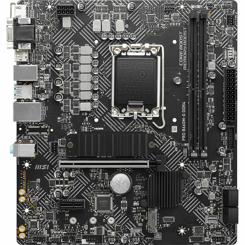 MSI PRO B660M-G DDR4