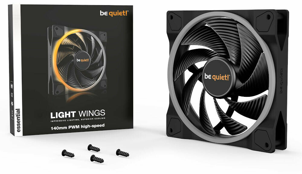 be quiet! Light Wings PWM High Speed - 140 mm (image:1)