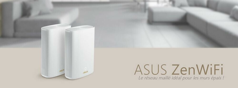 Asus ZenWiFi AX Hybrid XP4 Blanc (image:2)