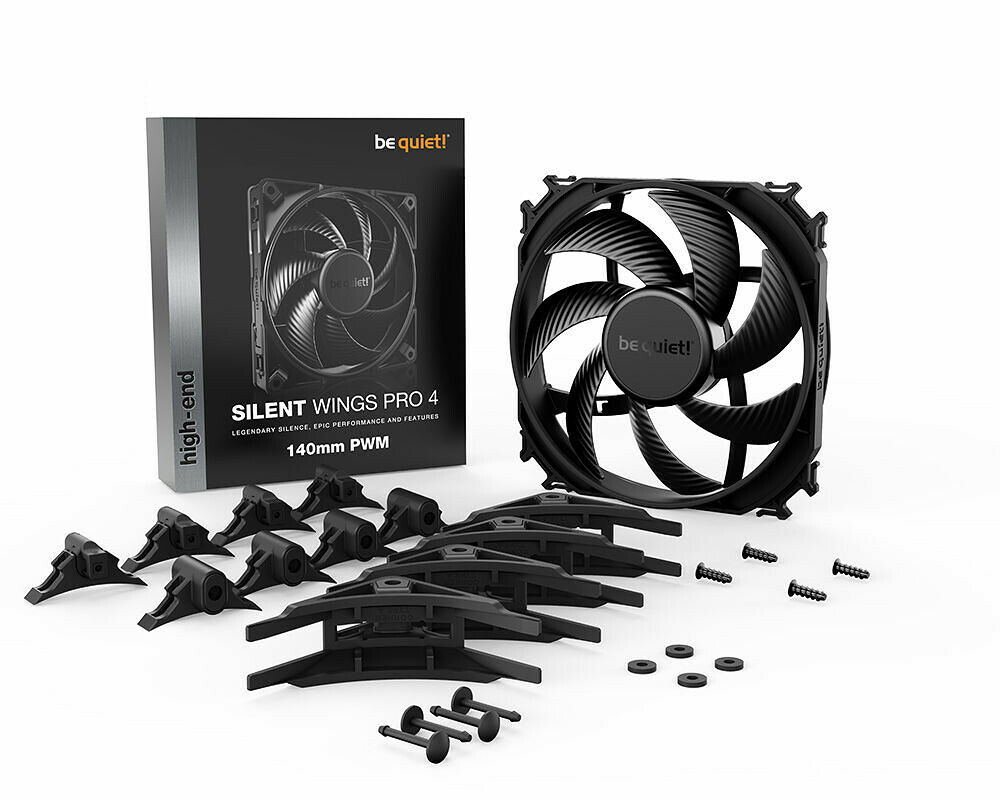 be quiet! Silent Wings Pro 4 PWM Blanc - 140 mm (image:1)
