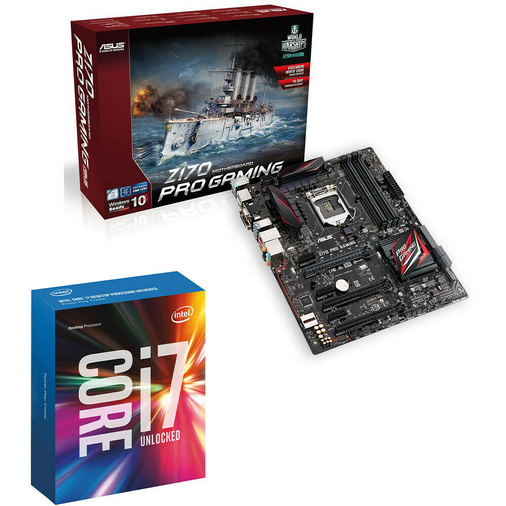 Intel Core i7-6700K (4.0 GHz) + Asus Z170-PRO GAMING - Kit d
