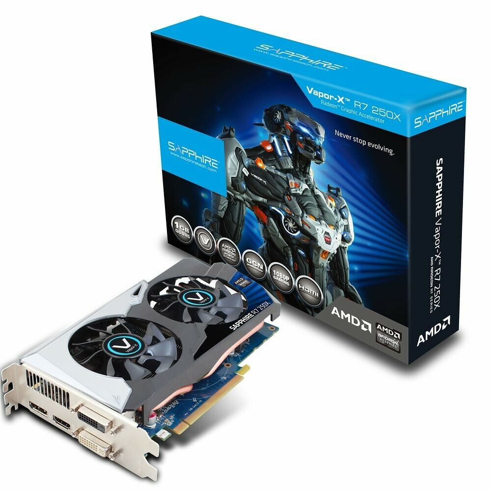Sapphire Radeon R7 250X Vapor-X, 1 Go