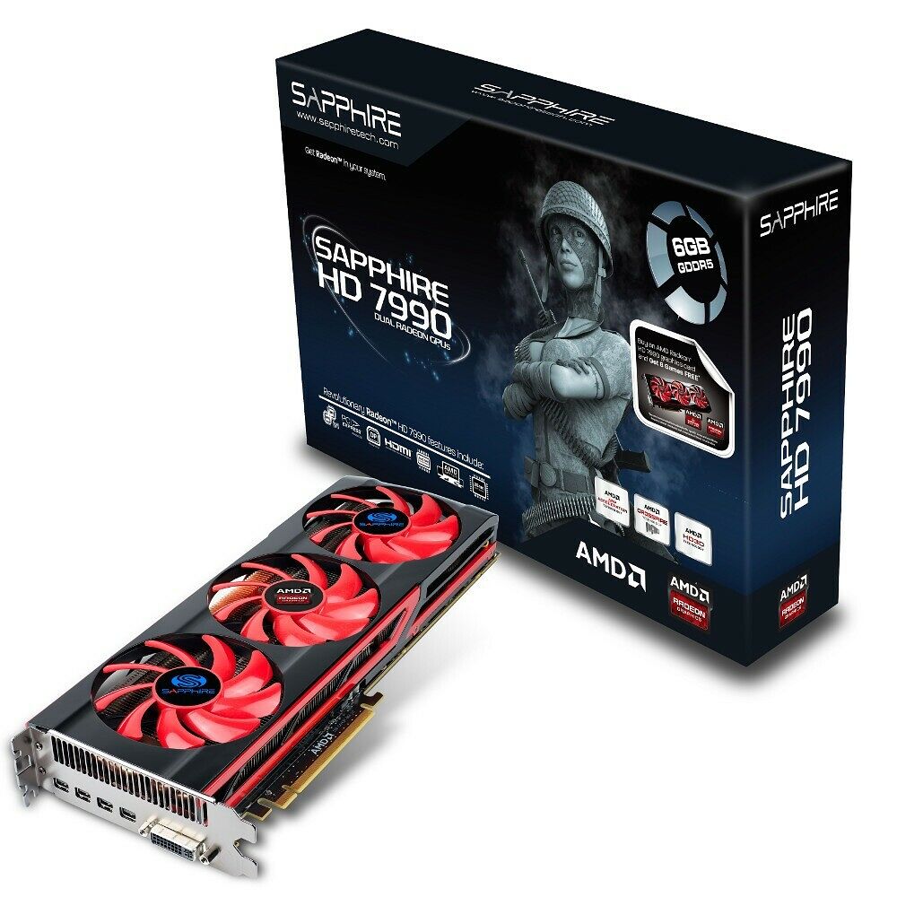 Carte graphique Sapphire Radeon HD 7990, 6 Go