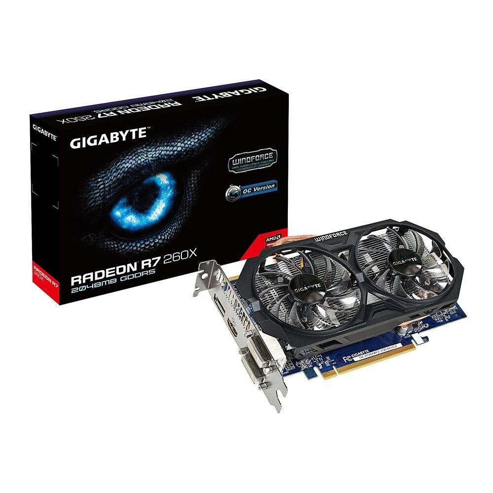Gigabyte R7 260X, 2 Go
