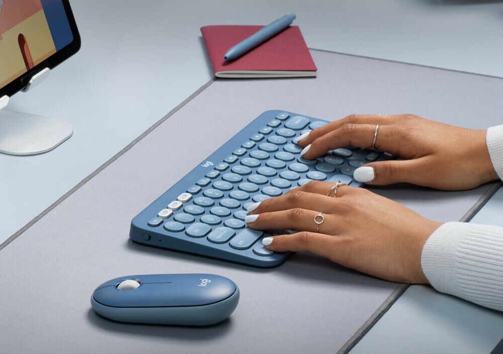Logitech K380 Multi-Device Bluetooth Keyboard for Mac (Blueberry) (image:2)