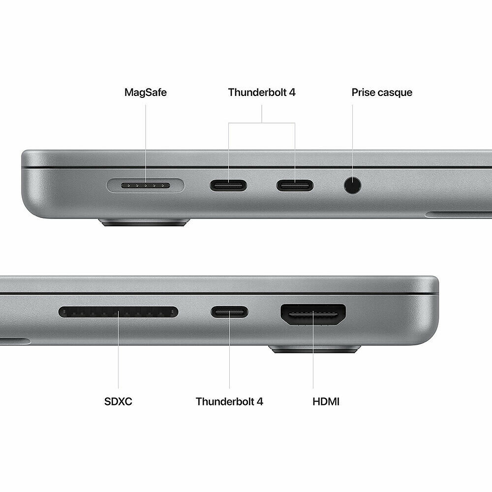 Apple MacBook Pro M2 Pro 14 (2023) Gris sidéral 16 Go / 4 To - PC Portable  - Top Achat