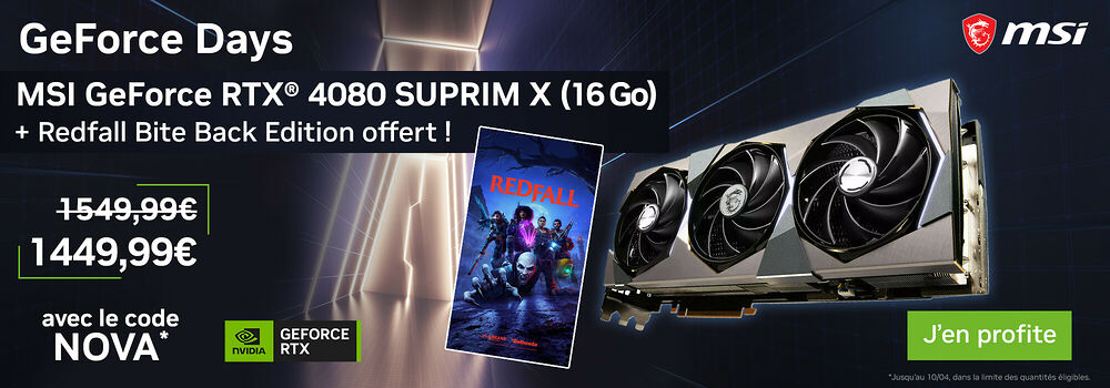 GEFORCE DAYS - MSI NOVA