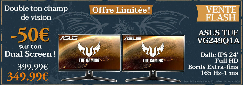 Bundle écran Asus VG249Q1A