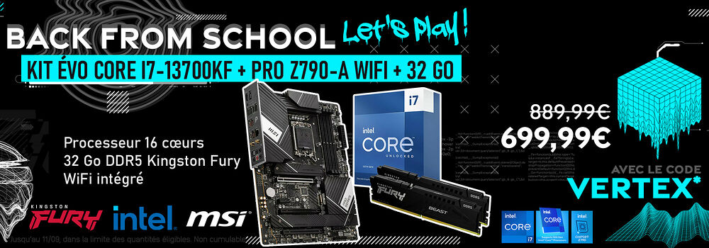 Slide BTS kitevo Intel MSI Kingston VERTEX