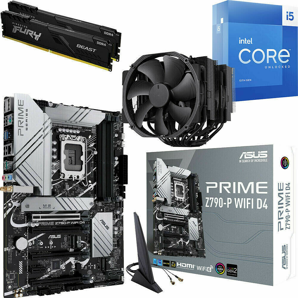 Kit Ã©vo Core i5-13600K + PRIME Z790-P WIFI DDR4 + NH-D15 + 16 Go (image:1)