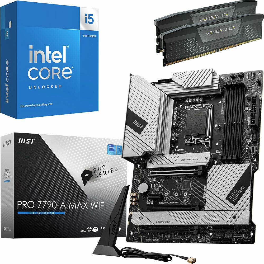 Kit Ã©vo Core i5-14600KF + PRO Z790-A MAX WIFI + 32 Go (image:1)
