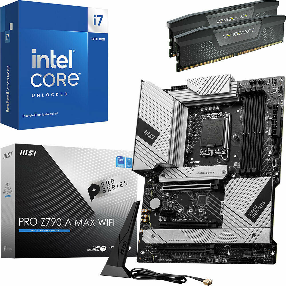 Kit Ã©vo Core i7-14700KF + PRO Z790-A MAX WIFI + 32 Go (image:1)