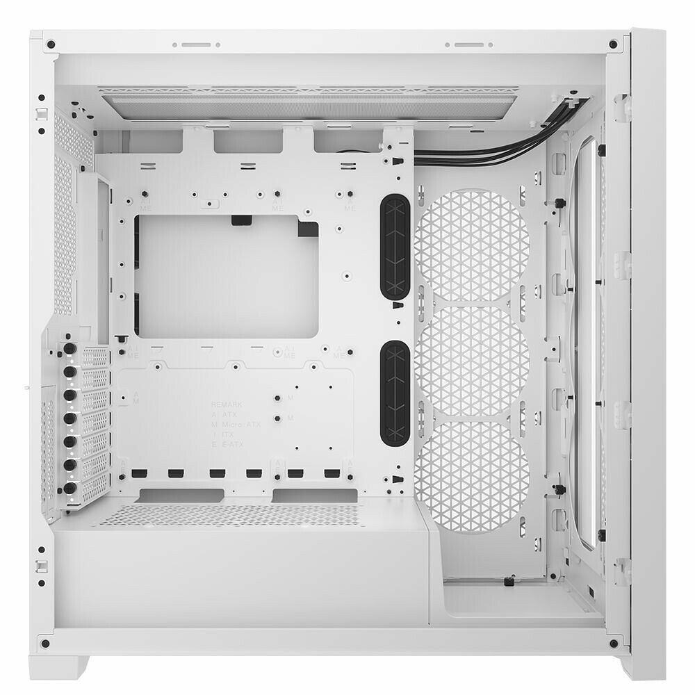 Corsair Boîtier PC ATX en verre trempé Airflow 5000D – Blanc