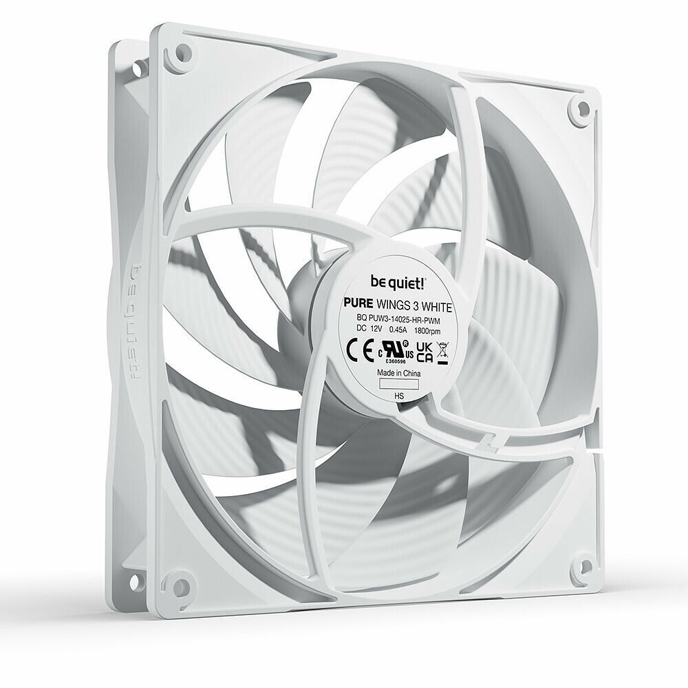 be quiet! Pure Wings 3 PWM High Speed Blanc - 140 mm