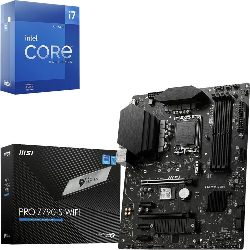 Duo Core i7-12700KF + PRO Z790-S WIFI (image:1)