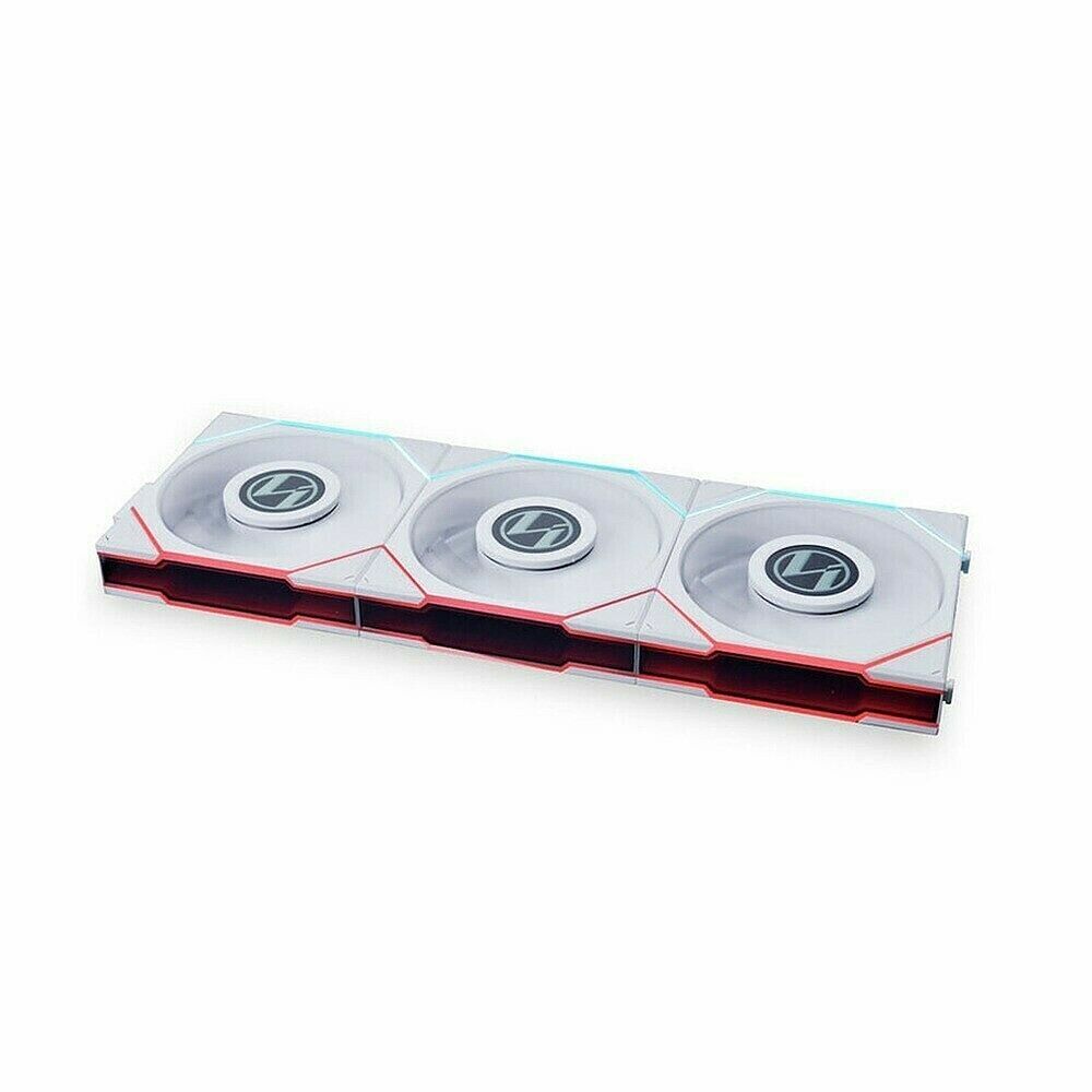 Lian Li PC-O11 Dynamic - Blanc + UF TL LCD 120 Reverse Blade Blanc (Par 3)