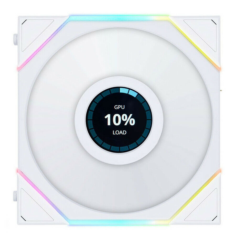 Lian Li PC-O11 Dynamic - Blanc + UF TL LCD 120 Reverse Blade Blanc (Par 3)