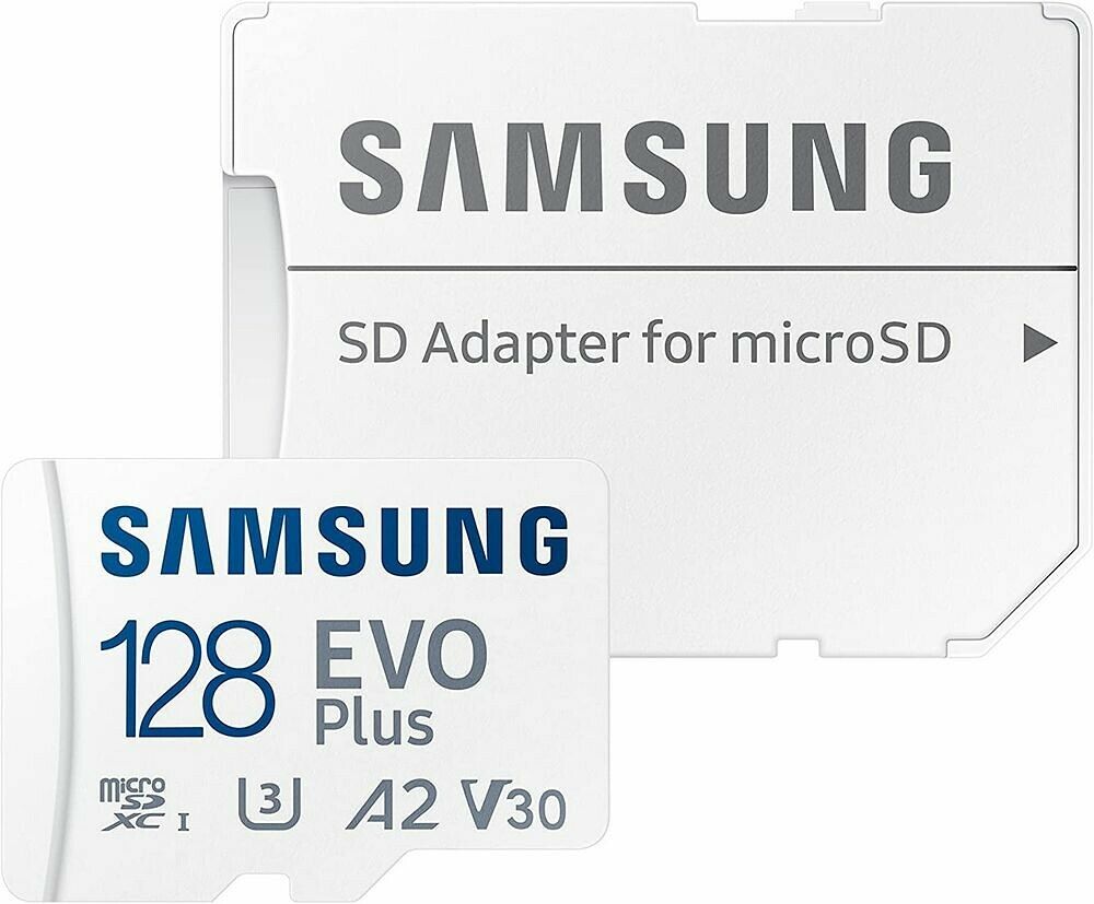 Samsung EVO Plus - Micro SDXC - UHS-I U3 A2 V30 - 128 Go (image:1)