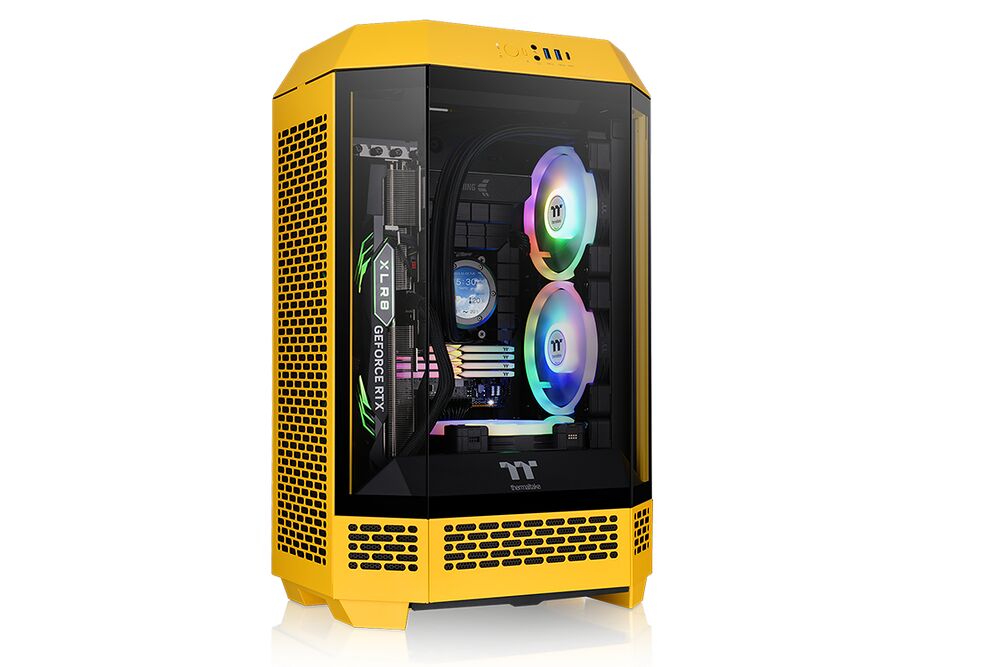 Thermaltake The Tower 300 - Jaune (image:2)