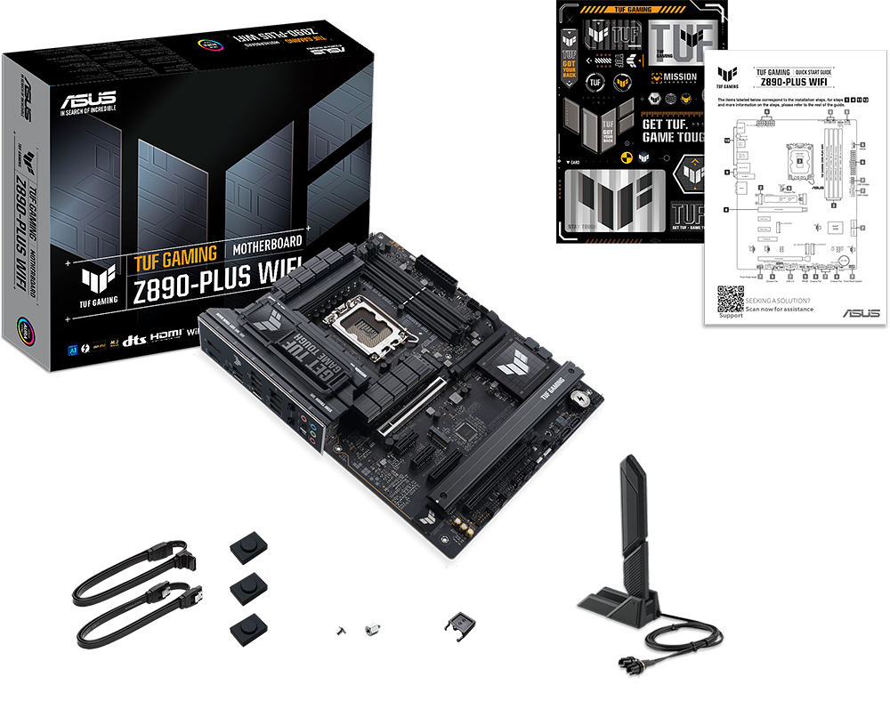 Kit évo Core Ultra 7 270K Plus + TUF GAMING Z890-PLUS WIFI + 32 Go (image:1)