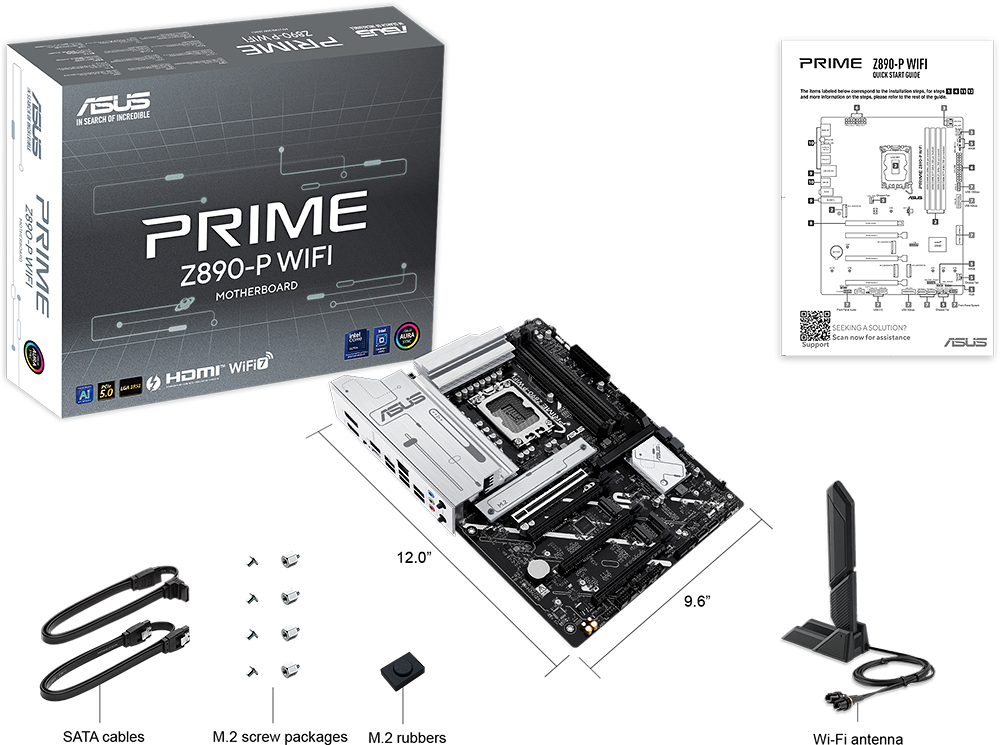 Kit évo Core Ultra 5 245K (Tray) + PRIME Z890-P WIFI + 32 Go (image:1)