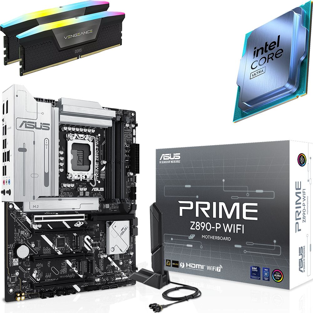 Kit Ã©vo Core Ultra 7 265K (Bulk) + PRIME Z890-P WIFI + 32 Go (image:1)