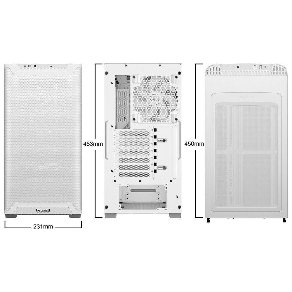 be quiet ! Pure Base 501 Airflow Window - Blanc