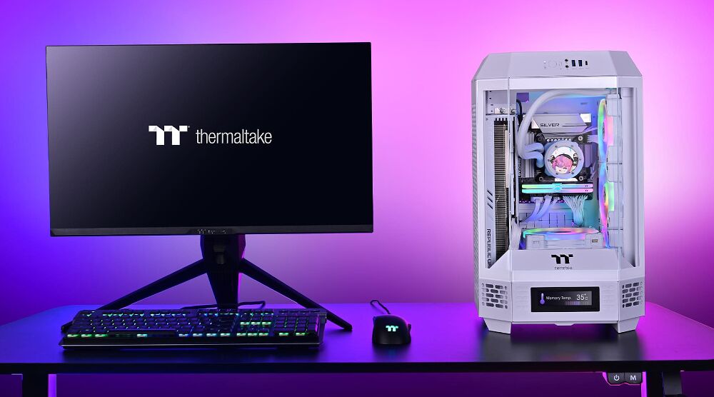 Thermaltake The Tower 250 - Blanc (image:3)