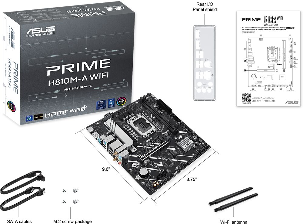 ASUS PRIME H810M-A WIFI (image:1)