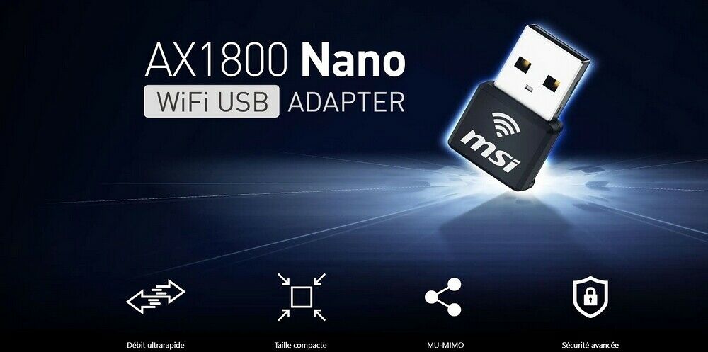 MSI AX1800 Nano WiFi USB (image:2)