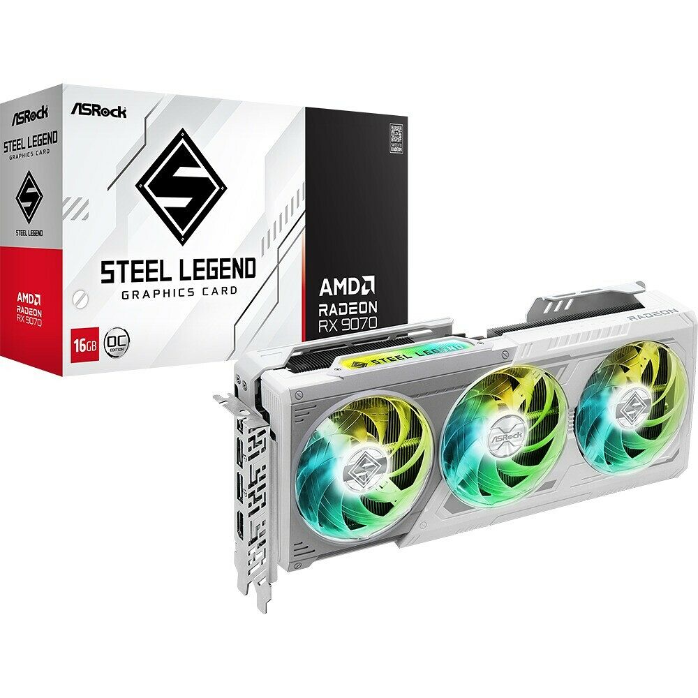 ASRock Radeon RX 9070 Steel Legend