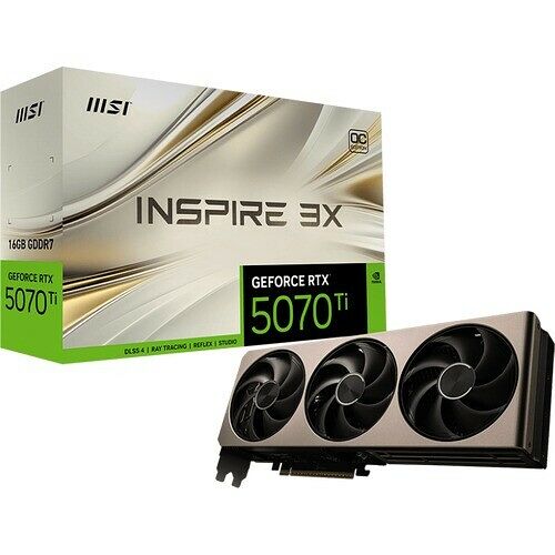 MSI GeForce RTX 5070 Ti INSPIRE 3X OC
