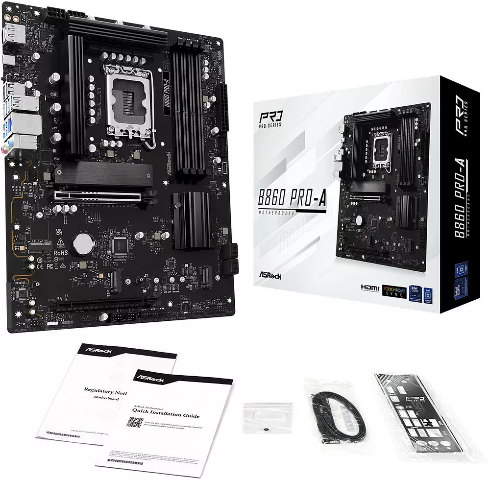 Duo Intel Core Ultra 5 225F + ASRock B860 Pro-A - Kit d'évolution