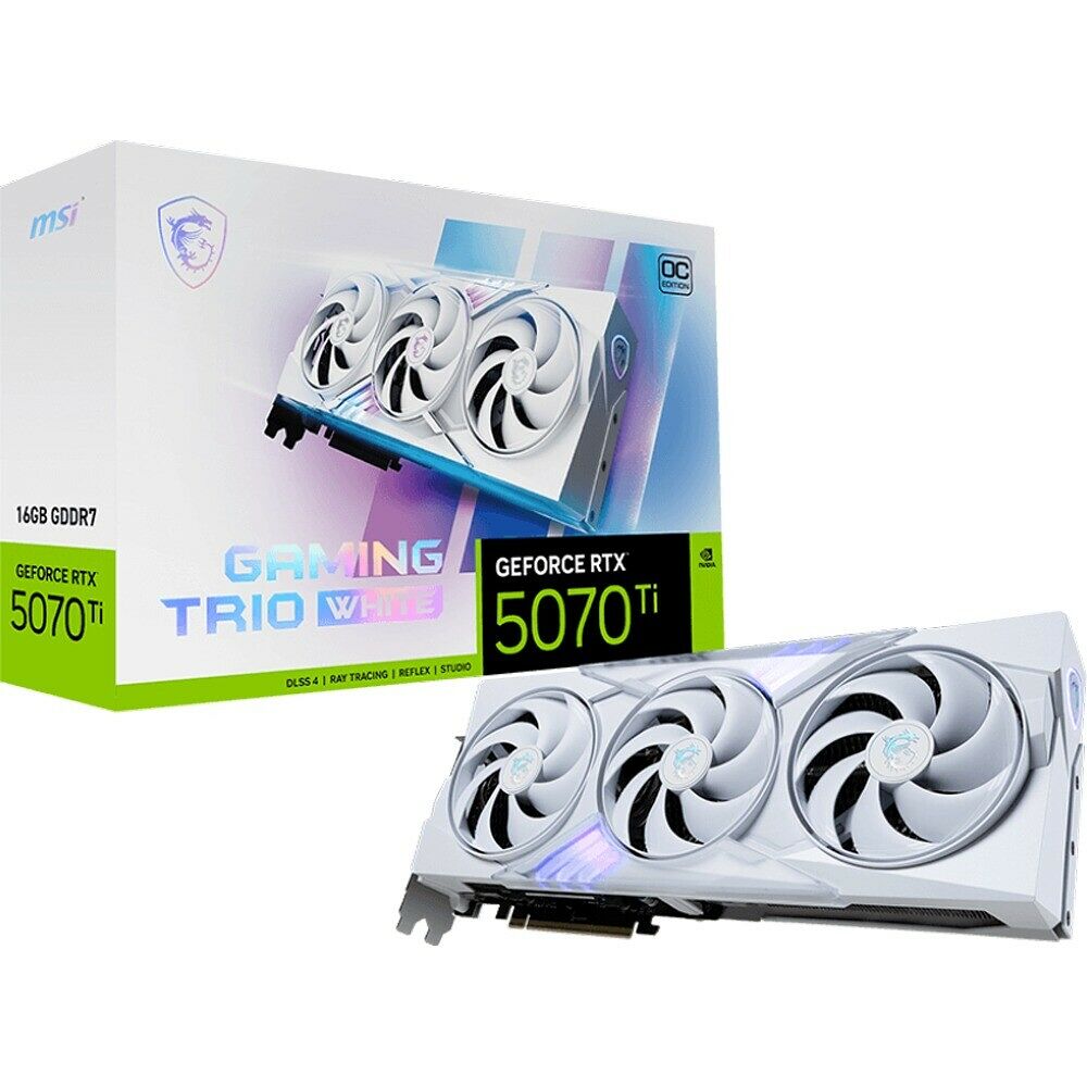 MSI GeForce RTX 5070 Ti GAMING TRIO OC WHITE